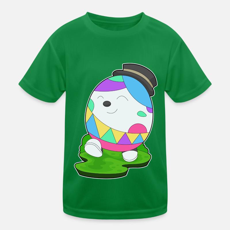 Easter Easter Egg Cylinder Kids Functional T-Shirt