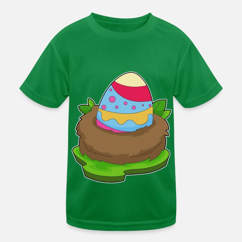 Easter Easter Egg Nest Kids Functional T-Shirt