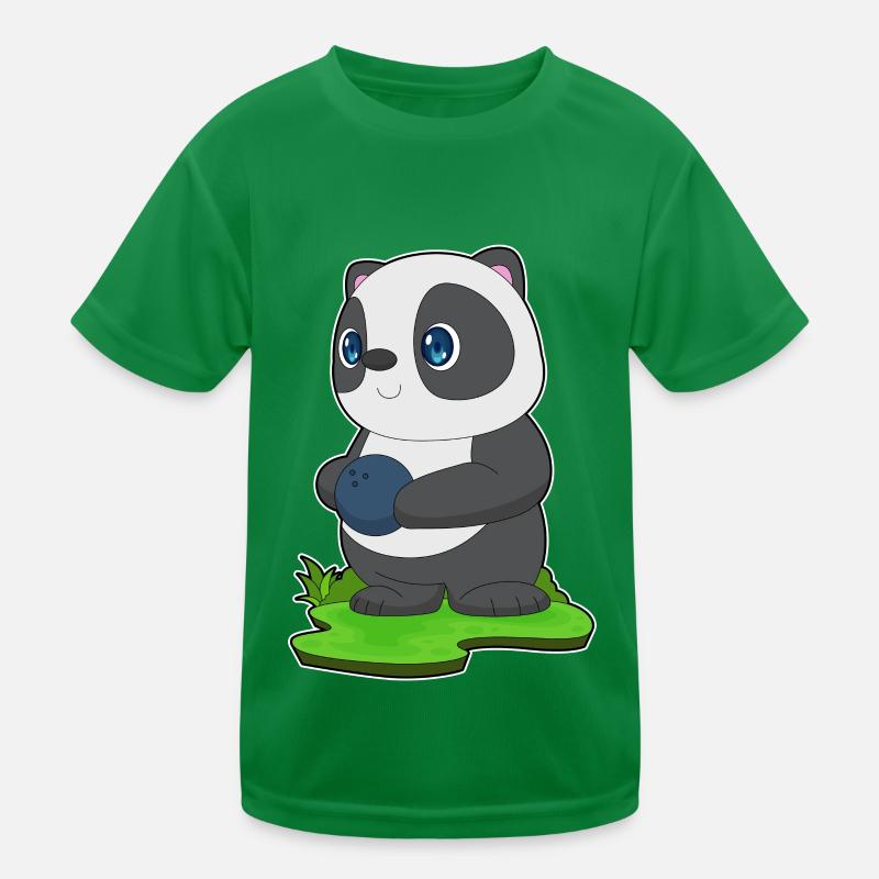 Boule de bowling Panda T-shirt sport Enfant