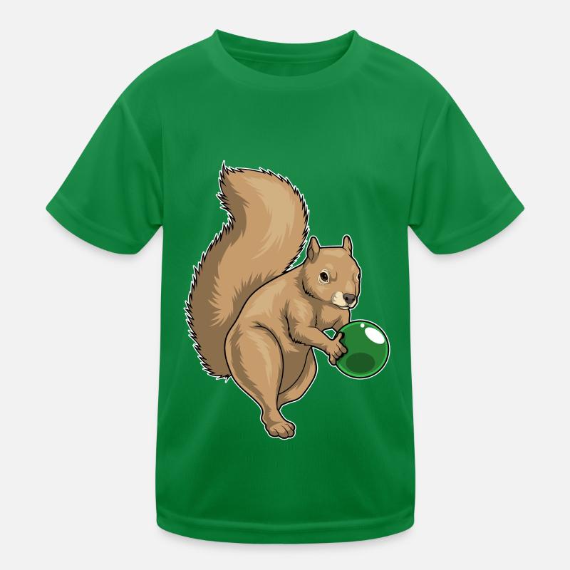 Boule de bowling Squirrel T-shirt sport Enfant