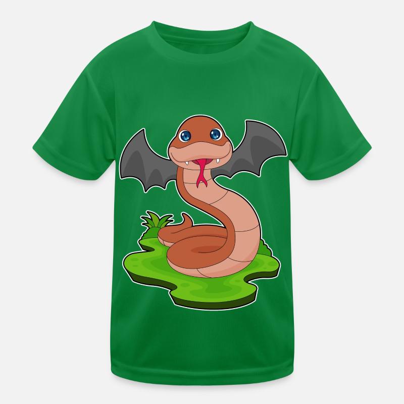 Snake Bat Kids Functional T-Shirt