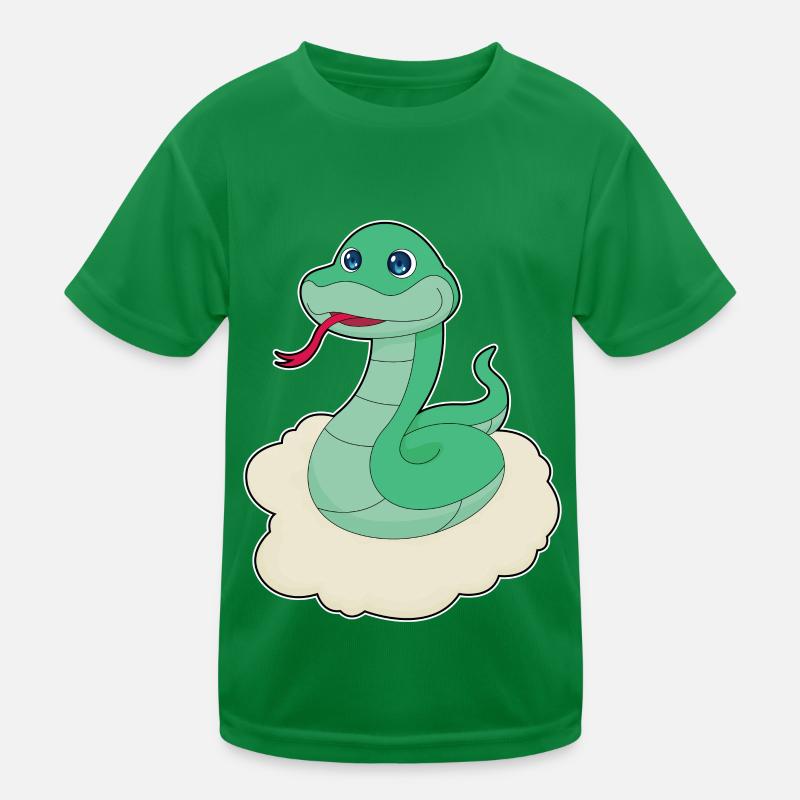 Snake Clouds Kids Functional T-Shirt