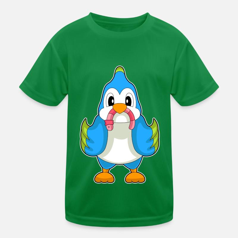 Parrot Worm Kids Functional T-Shirt