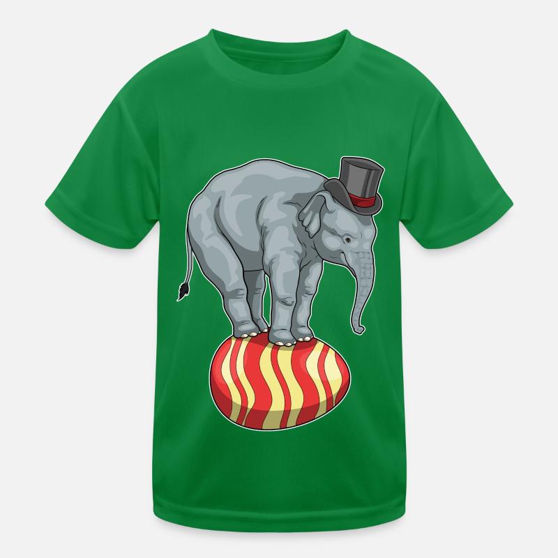 Elephant Easter Easter Egg Circus Kids Functional T-Shirt