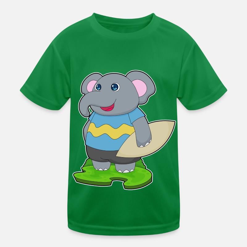 Planche de surf Elephant Surfer T-shirt sport Enfant