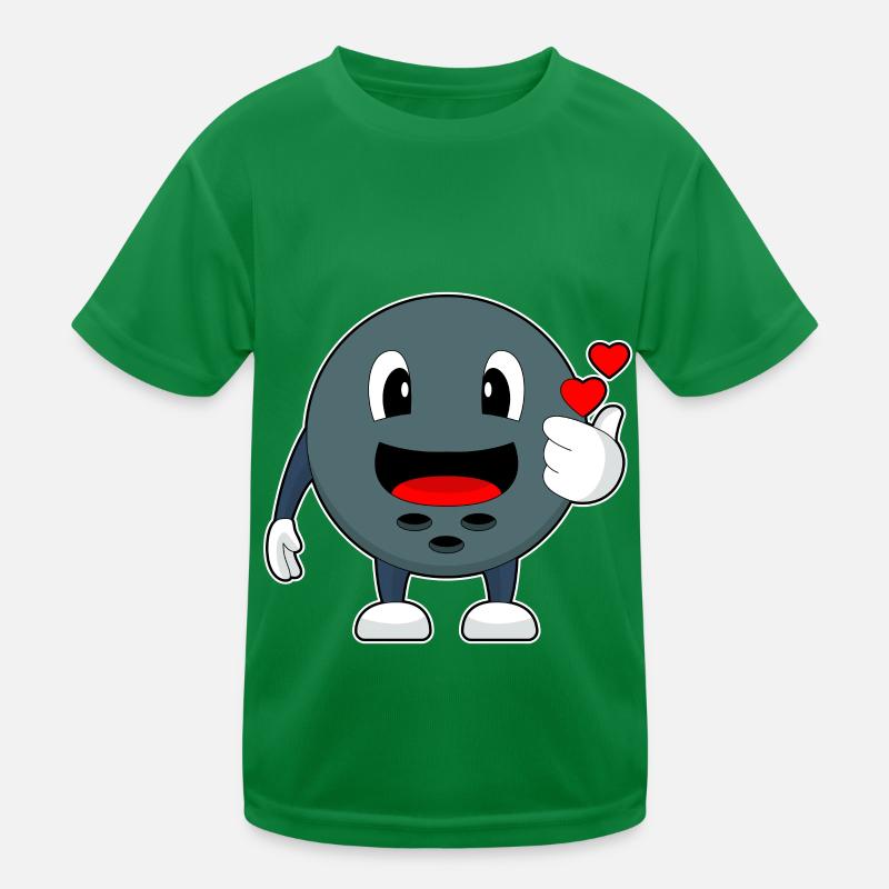 Bowling Bowlingkugel Kinder Funktions-T-Shirt