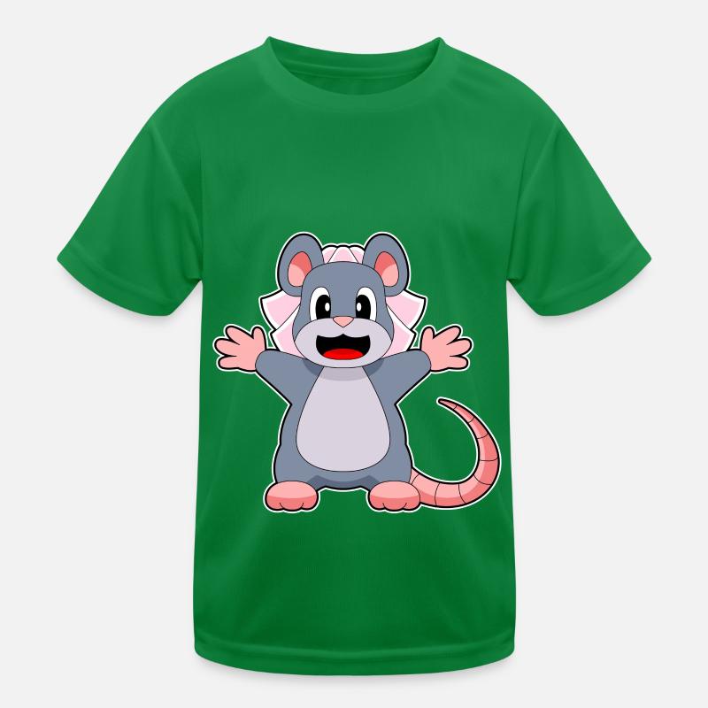 Mouse Bridal Veil Wedding Kids Functional T-Shirt