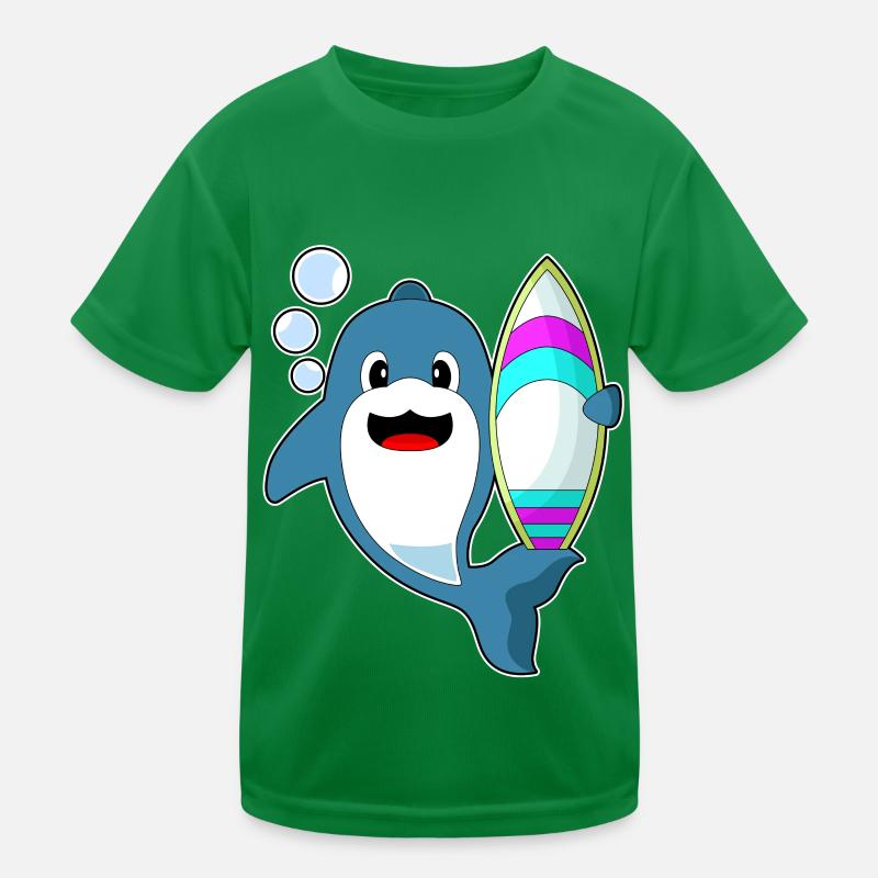 Planche de surf Dolphin Surfer T-shirt sport Enfant