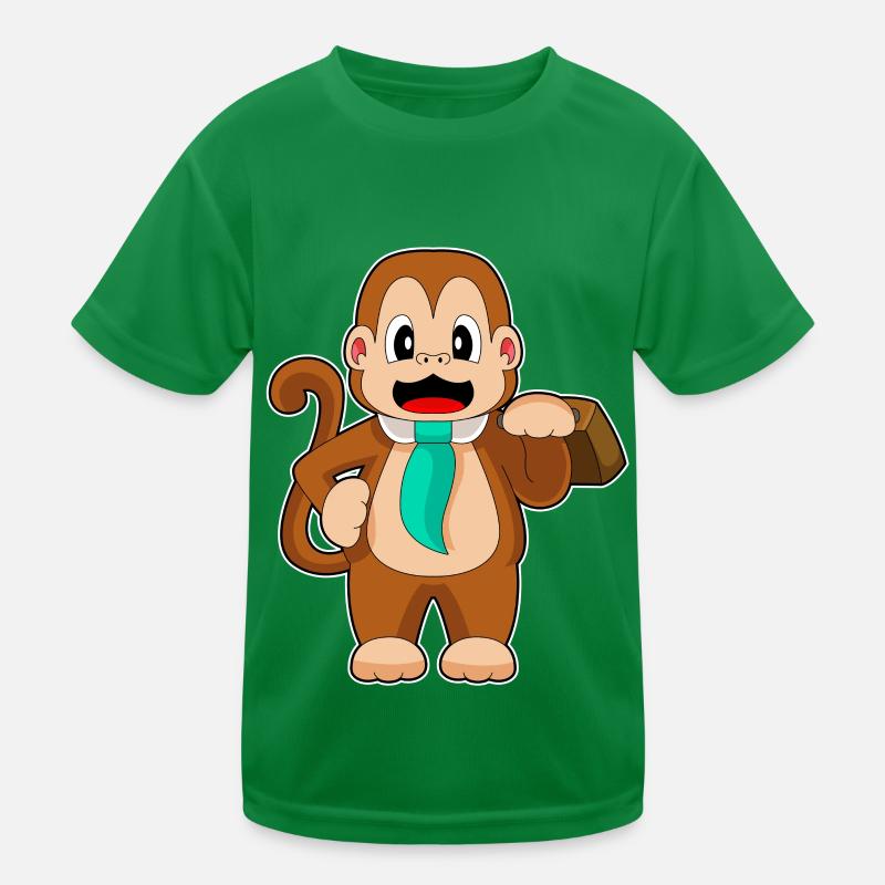 Monkey Entrepreneur Porte-documents T-shirt sport Enfant