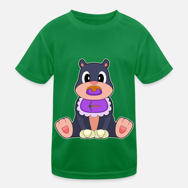 Mole Baby Bib Pacifier Kids Functional T-Shirt