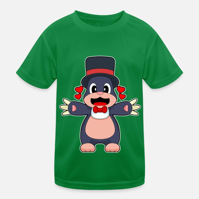 Mole Groom Chapeau haut de forme Mariage T-shirt sport Enfant