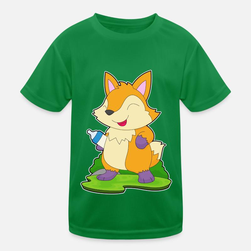 Fox Lait Biberon T-shirt sport Enfant