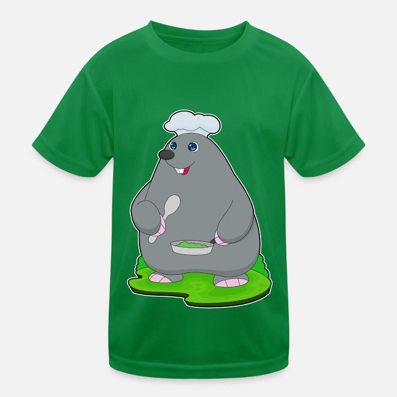 Mole Cooking Pan Kids Functional T-Shirt
