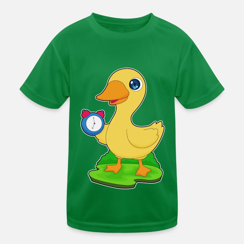 Duck Alarm Clock Kids Functional T-Shirt