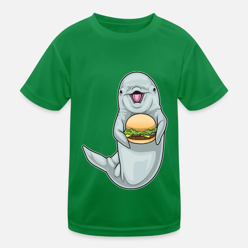 Dolphin Cheeseburger Kids Functional T-Shirt