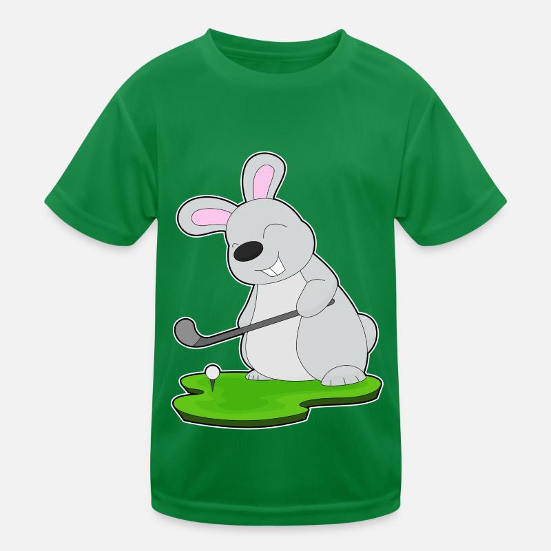 Hase Golf Golfschläger Kinder Funktions-T-Shirt