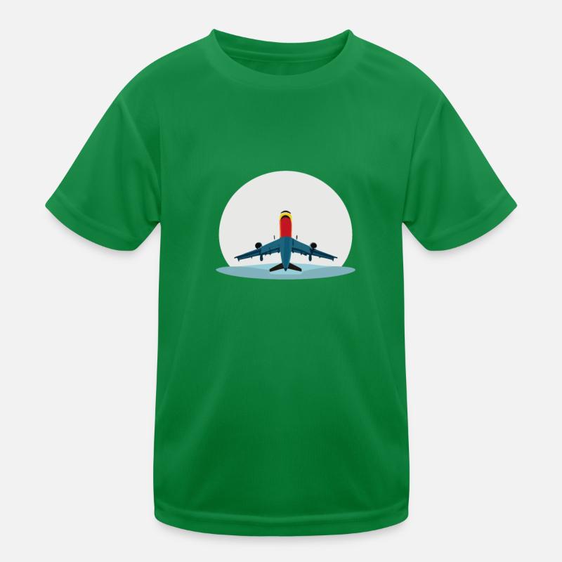 Startendes Flugzeug Kinder Funktions-T-Shirt