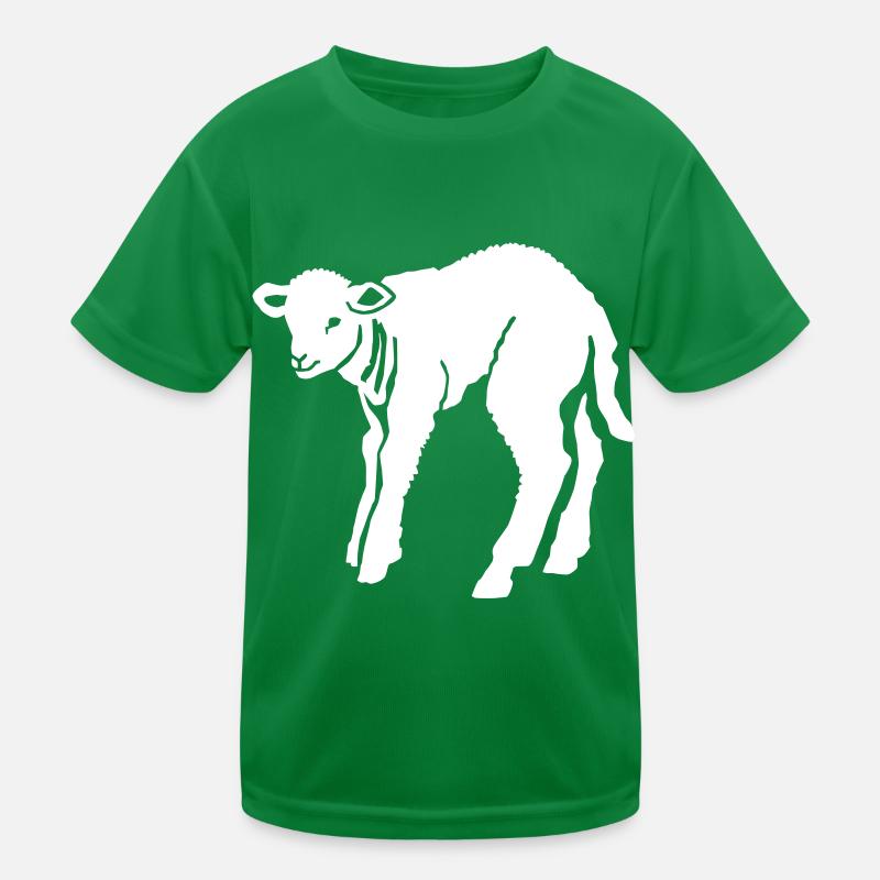 Lamm Kinder Funktions-T-Shirt