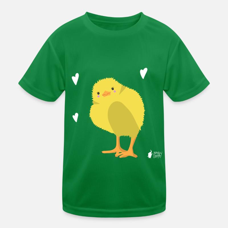 Chick yellow Kids Functional T-Shirt
