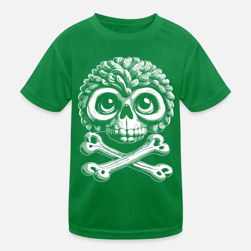 Jupe de singe : conception de crâne pour les amoureux des animaux T-shirt sport Enfant