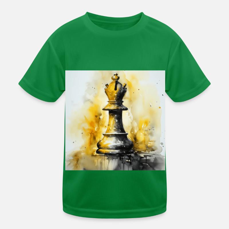 Évêque d’échecs jaune T-shirt sport Enfant