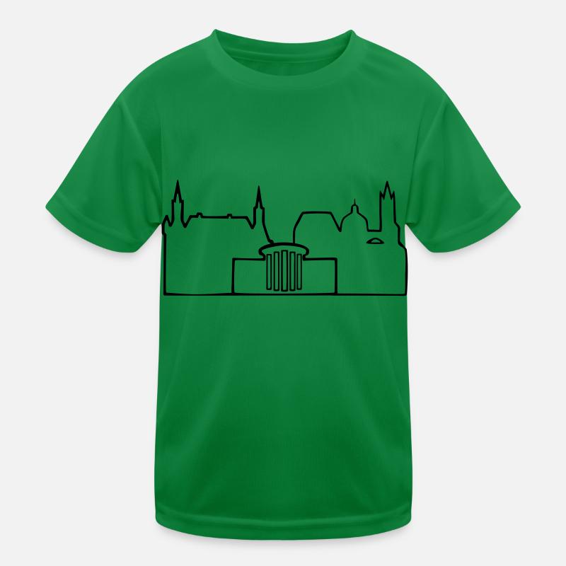 Skyline Aachen - Kids Functional T-Shirt - kelly green