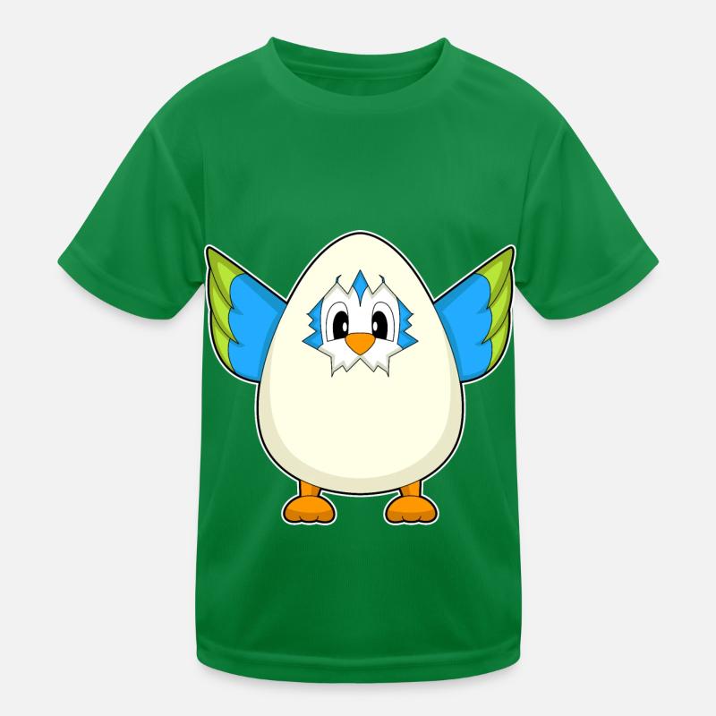 Papagei Ei Kinder Funktions-T-Shirt