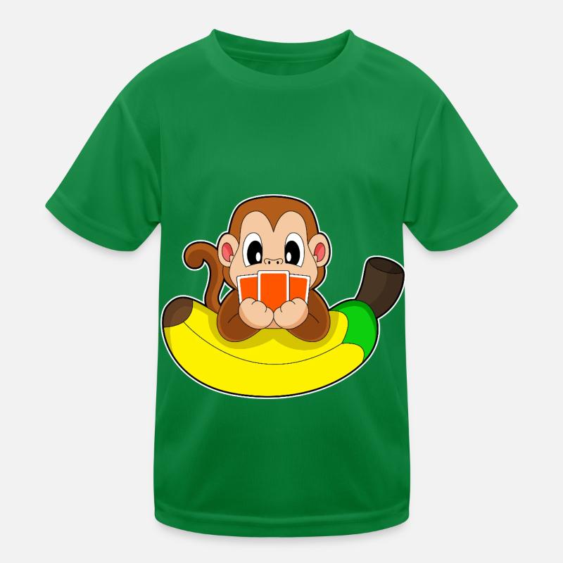 Monkey Poker Cartes de poker T-shirt sport Enfant