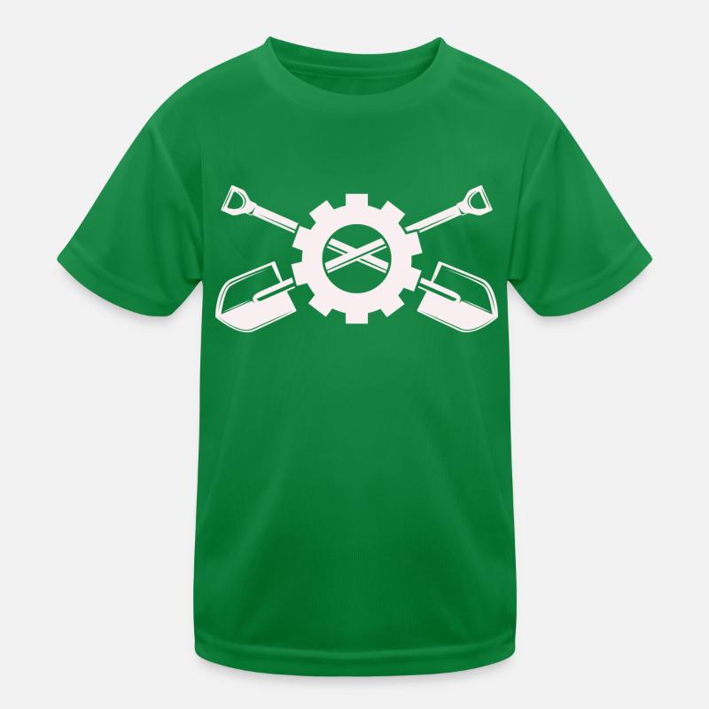 Pelle - Bêche - Chantier T-shirt sport Enfant