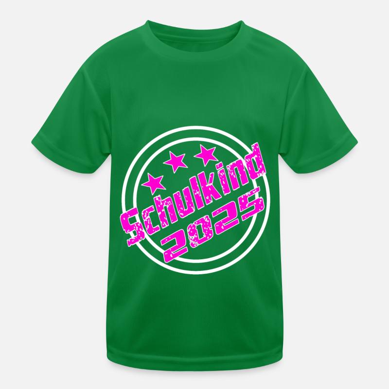 Schulkind 2025 Schulanfang Grundschule Kind Kinder Funktions-T-Shirt