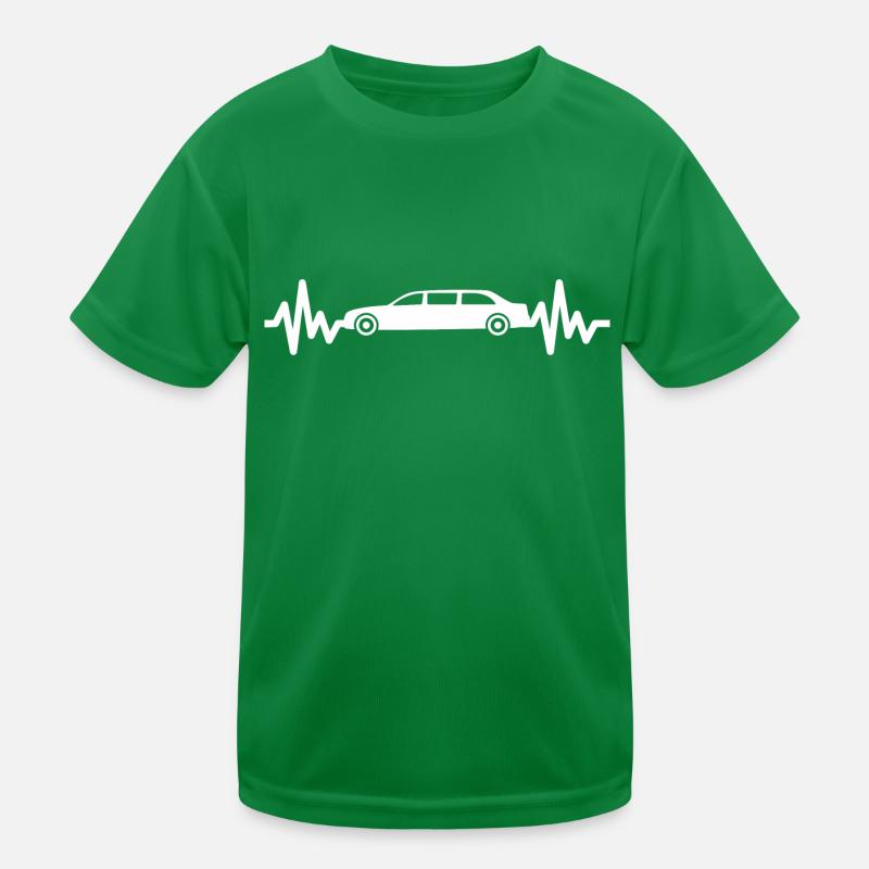 Auto Limousine Herzschlag Luxus Style Kinder Funktions-T-Shirt