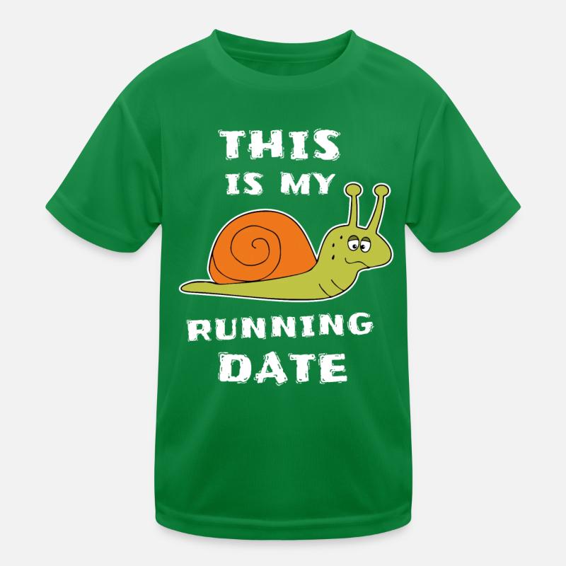Jogging lent Snail Runner T-shirt sport Enfant