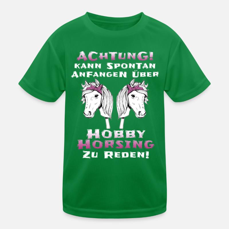 Hobby Horse Geschenkidee Kinder Funktions-T-Shirt