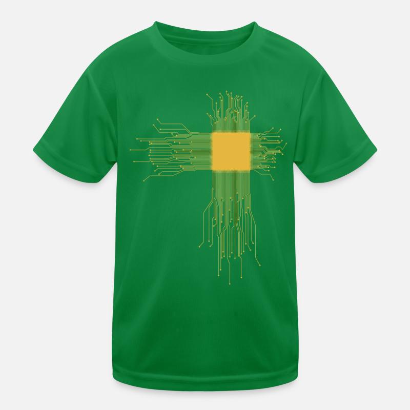 CPU Heart Processor Kids Functional T-Shirt