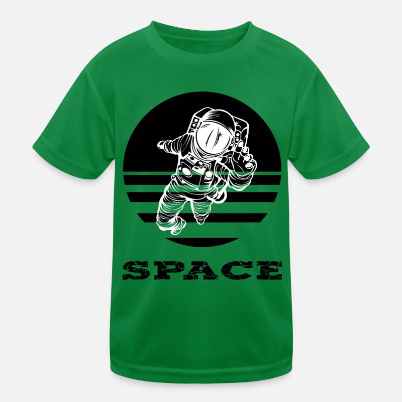 Astronaut Kinder Funktions-T-Shirt