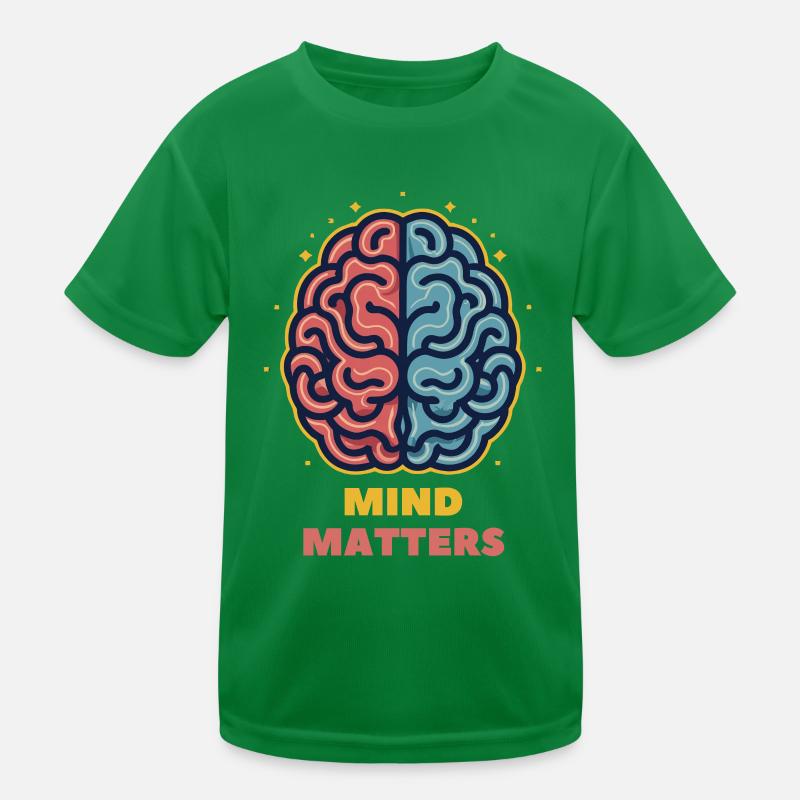 Mind Matters - Gehirn-Illustration Kinder Funktions-T-Shirt