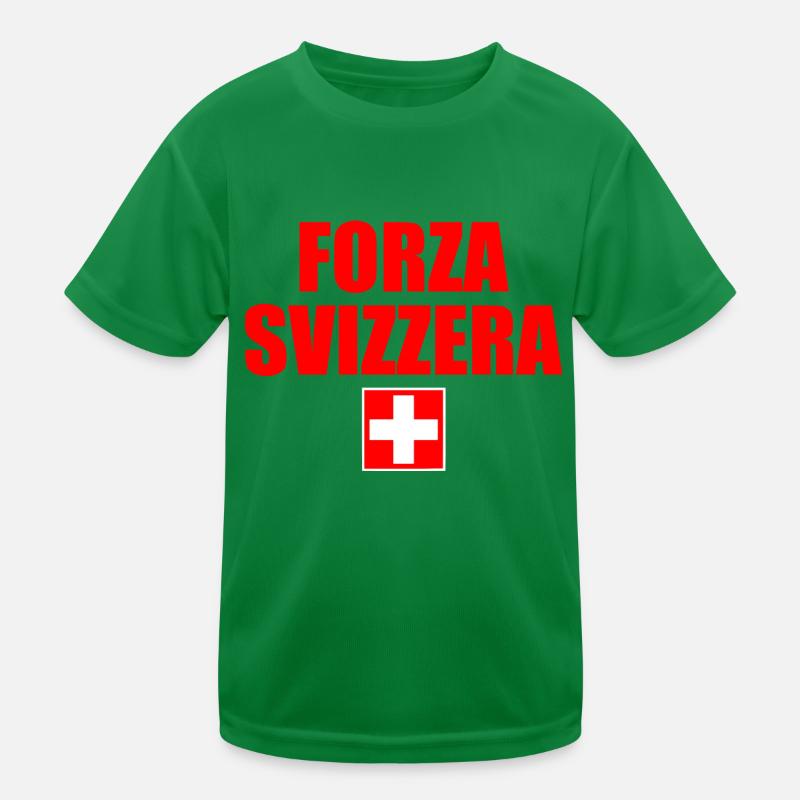 La force suisse T-shirt sport Enfant