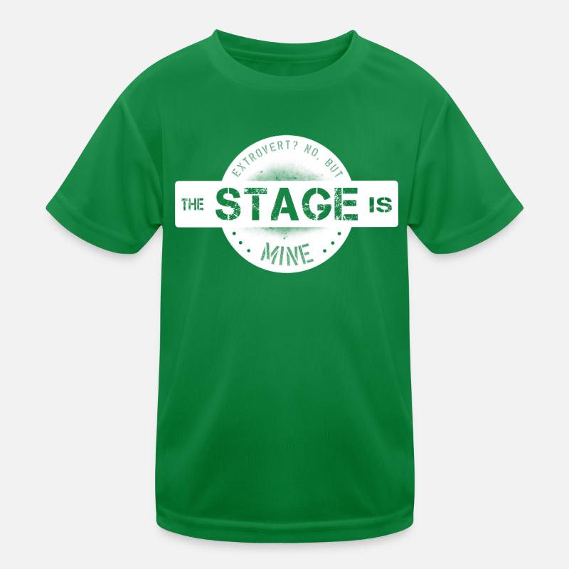 extrovertiert Mittelpunkt Kinder Funktions-T-Shirt