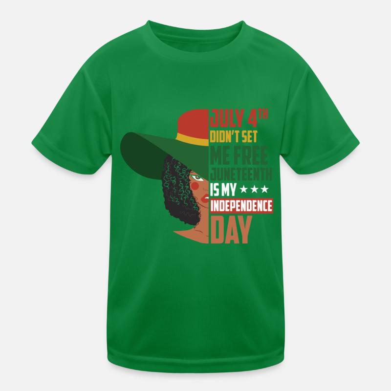 Juneteenth Black History Day Pride Gift Kids Functional T-Shirt