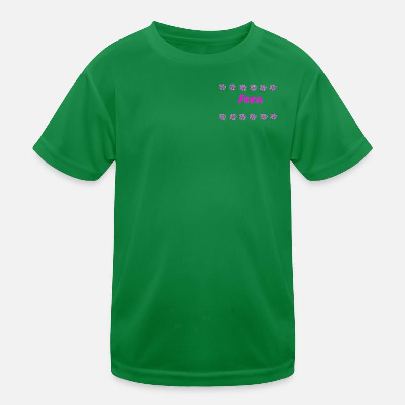 Anna Floral Bubble Kids Functional T-Shirt