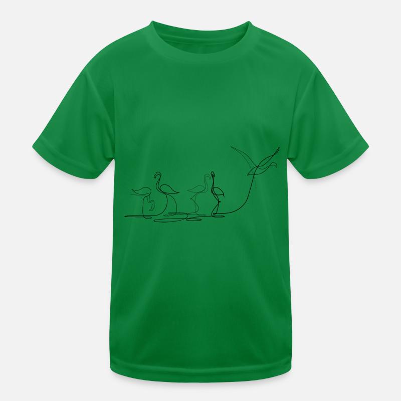 Flamingos Kinder Funktions-T-Shirt