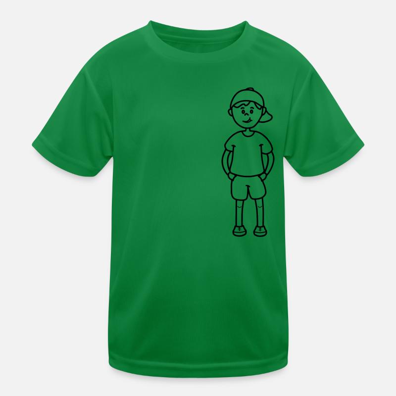 Junge Kinder Funktions-T-Shirt