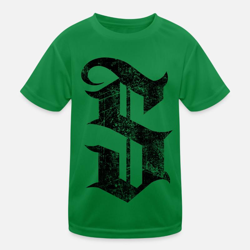 Tshirt alphabet initial S T-shirt sport Enfant