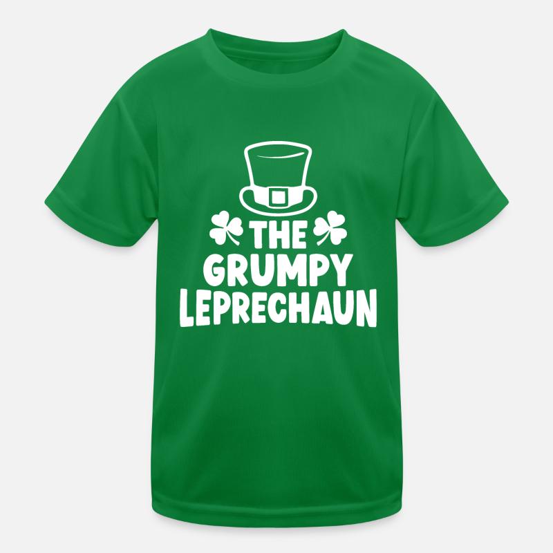 The Grumpy Leprechaun Kids Functional T-Shirt