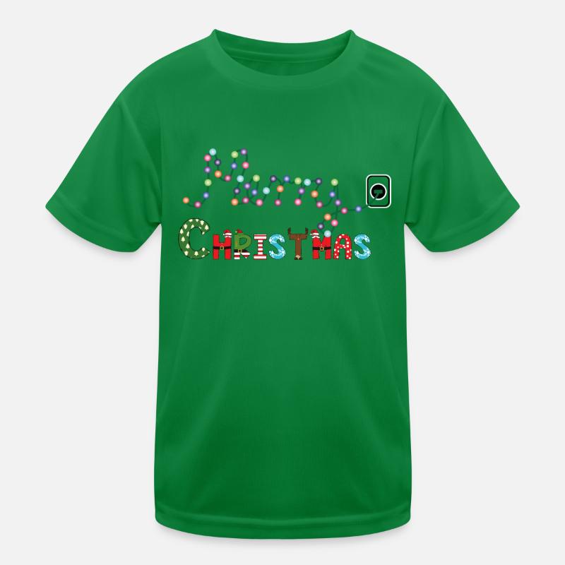Weihnachtsbaumbeleuchtung Kinder Funktions-T-Shirt