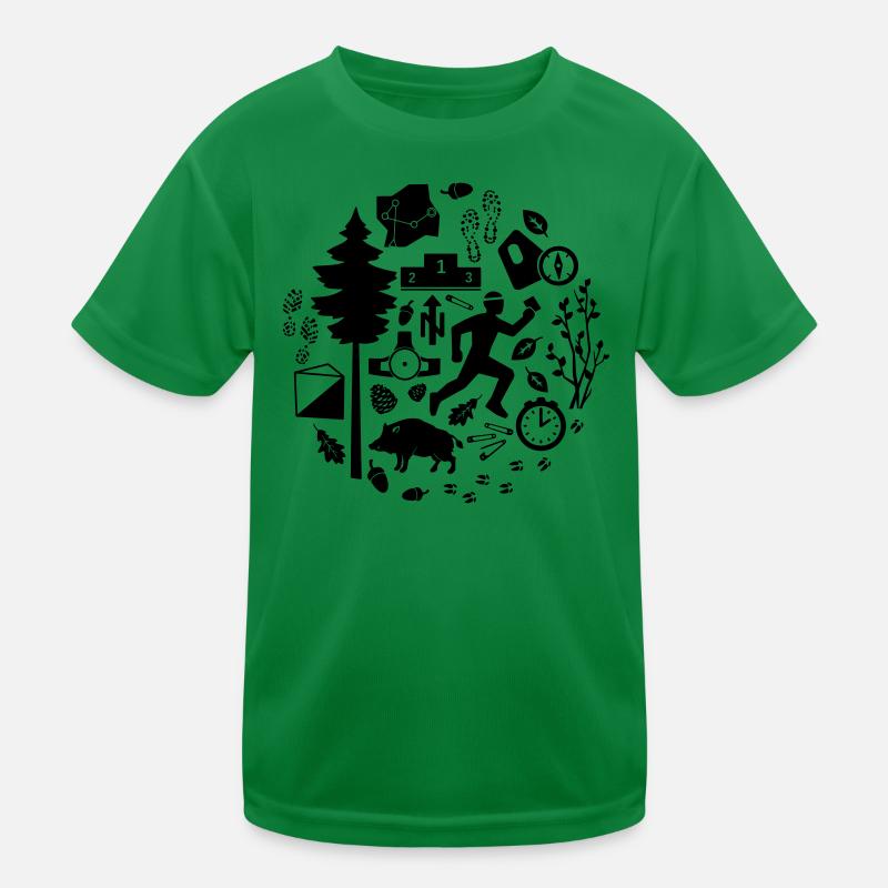 Course d’orientation [4] [Course d’orientation] [V] T-shirt sport Enfant