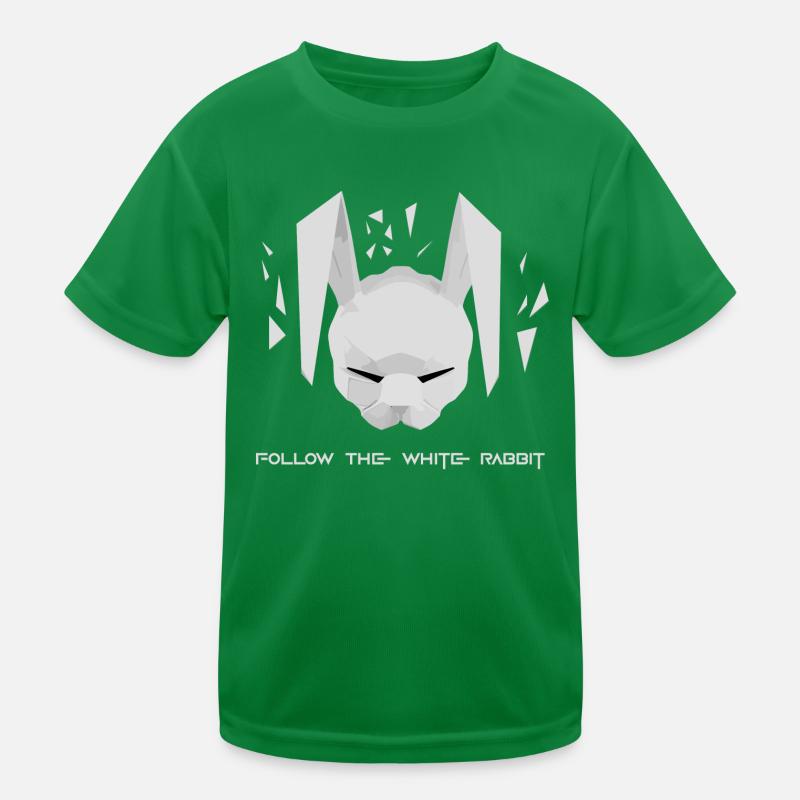 Follow the white rabbit Kids Functional T-Shirt