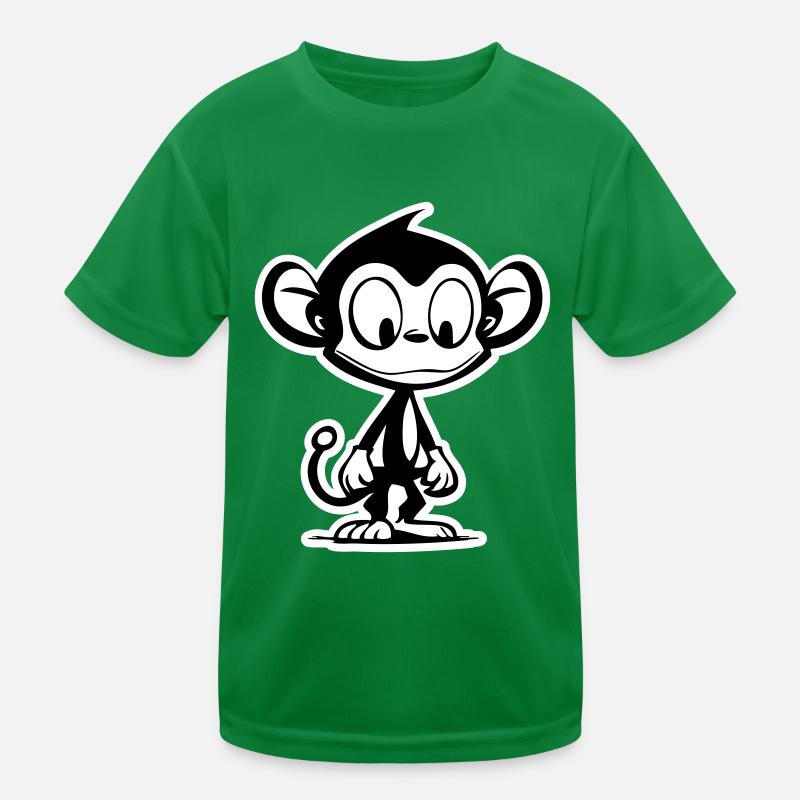 Affe Cartoon Comic Kinder Funktions-T-Shirt