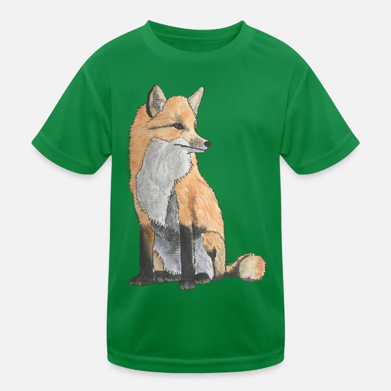Red fox Kids Functional T-Shirt
