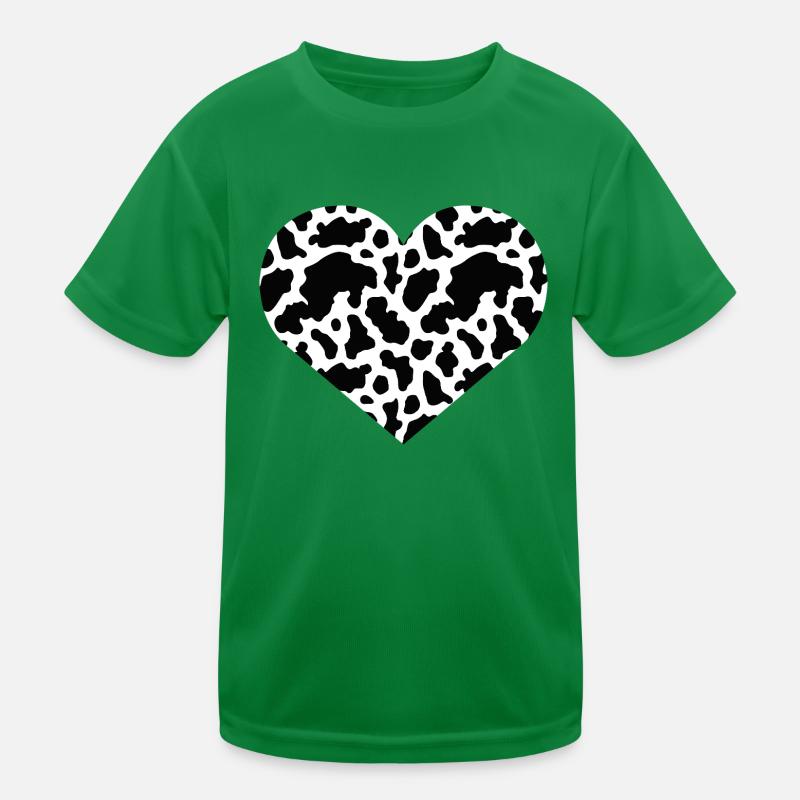 Cœur de vache T-shirt sport Enfant